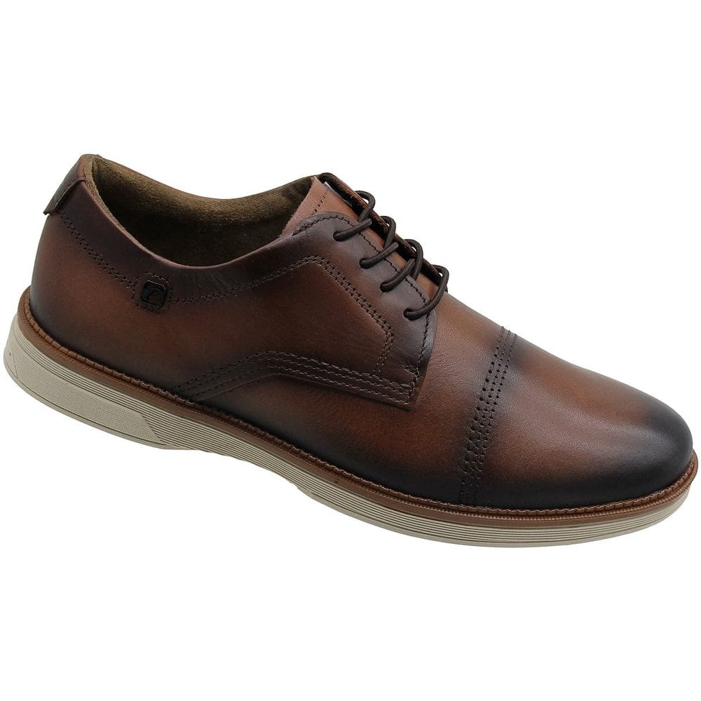 Sapato Pegada Cardiff Social Com Cadarço Bico Redondo