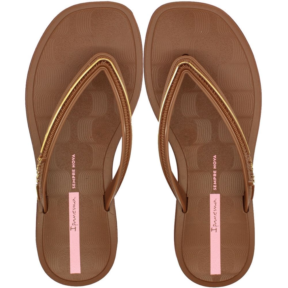Chinelo De Dedo Ipanema Glow Sempre Nova Friso Metalizado Feminino