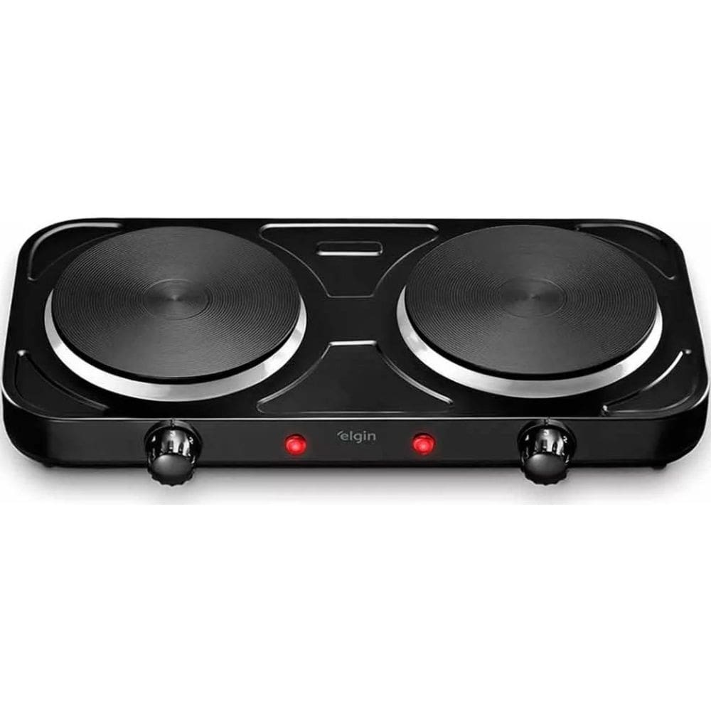 Fogao Eletrico Cooktop Elgin 2 Bocas 2000W Preto 220V