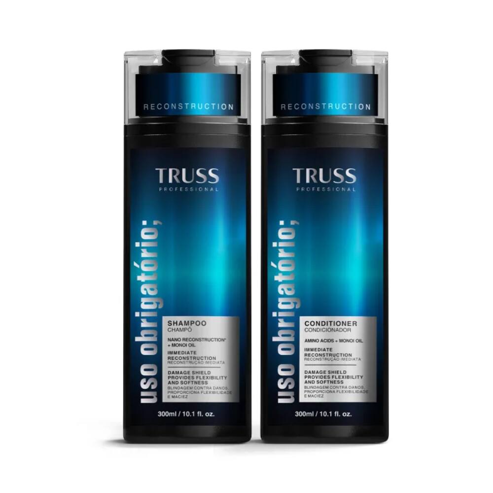 Combo Truss Shampoo e Condicionador Uso Obrigatório; 300ml