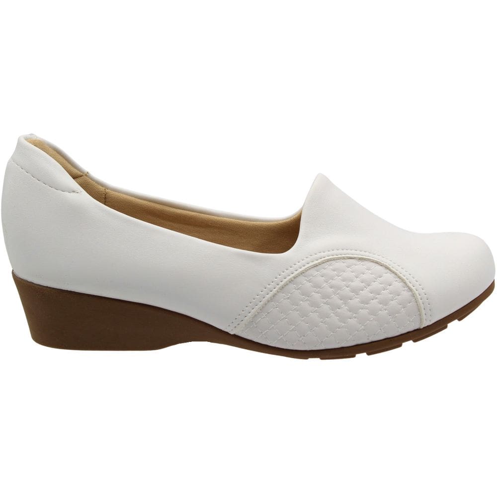Sapato Anabela Modare Ultra Conforto Texturizado Feminino
