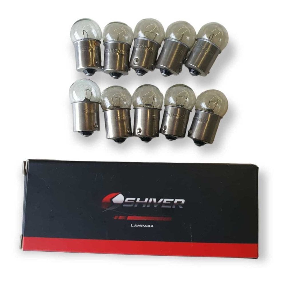 LAMPADA PISCA 10W CG 1983 a 1999 BIZ 100 BROS 125 BROS 150 2003 a 2007 YBR KIT 100 PEÇAS