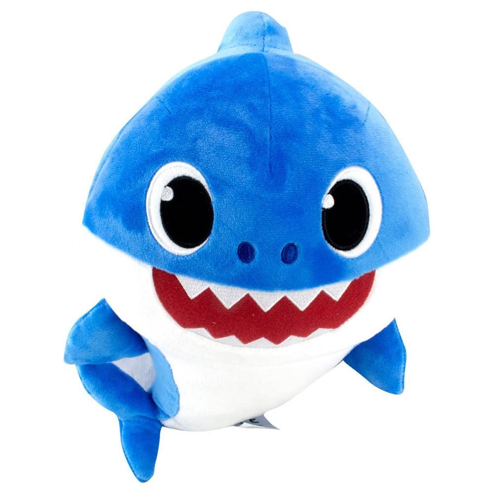 Baby Shark - Pelúcia 30Cm Com Música - Daddy Shark
