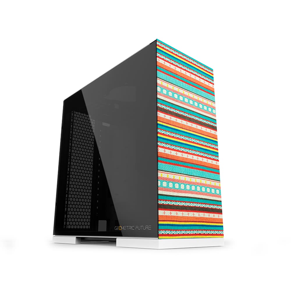 Gabinete Gamer Geometric Future Model 8 Bohemia Branco Tecido