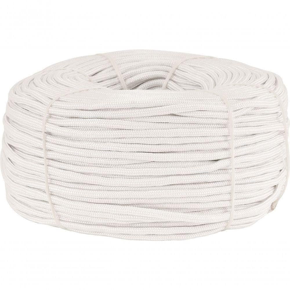Corda Multifilamento Trançada 3,5mm 1,0kg 169m Branca Vonder