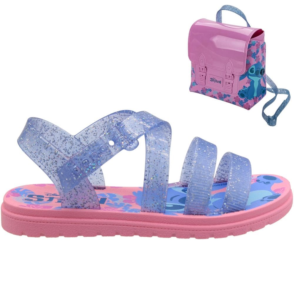 Sandália Rasteira Infantil Grendene Kids Sweet Bag Menina Com Mochila