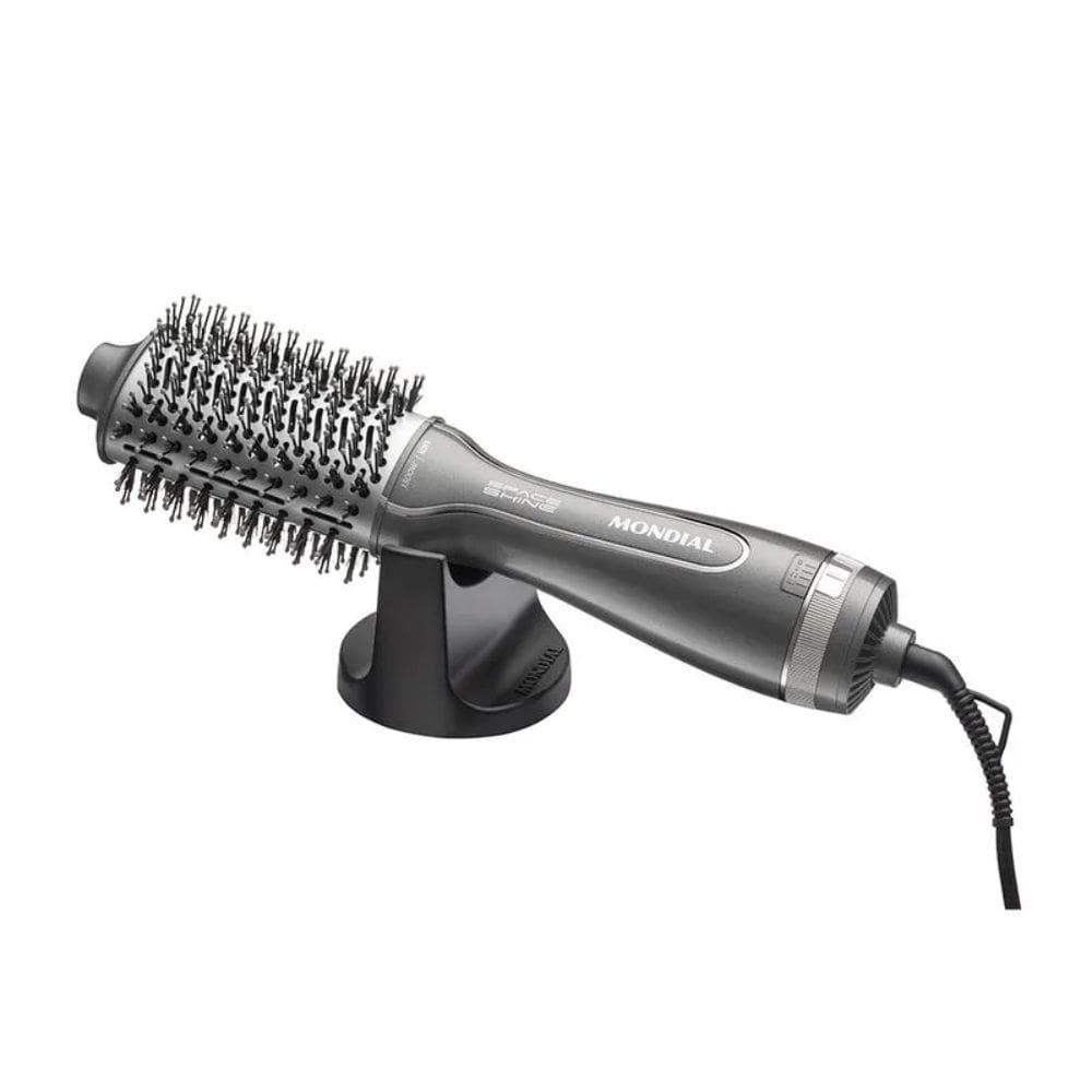 Escova Secadora Mondial Space Shine 1300W Grafite Bivolt - ES-20