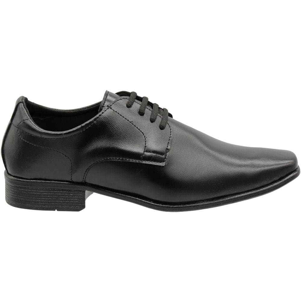 Sapato Social Socialle Premium Com Cadarço Bico Quadrado Masculino