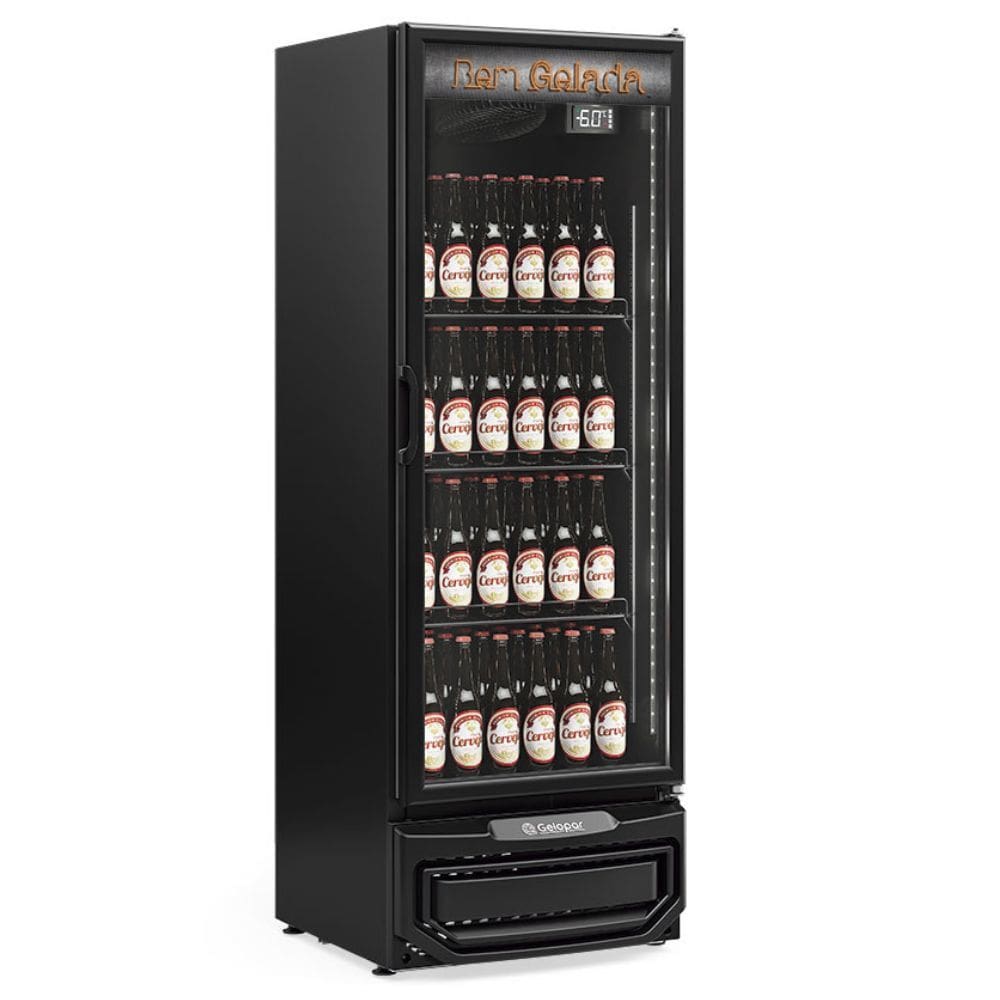 Cervejeira Vertical 410 Litros GCB40V All Black Gelopar 220V