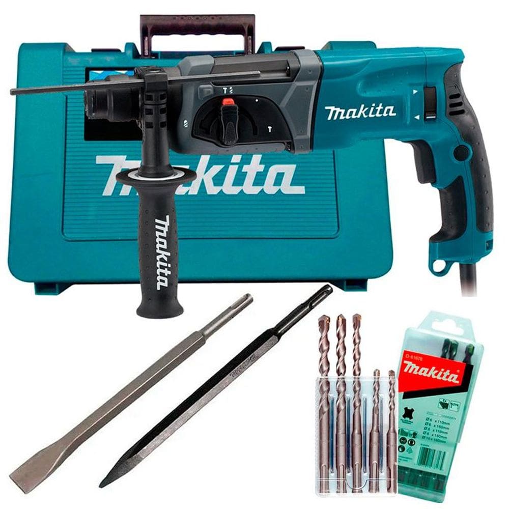 Martelete Rotativo Rompedor Makita HR2470 220V