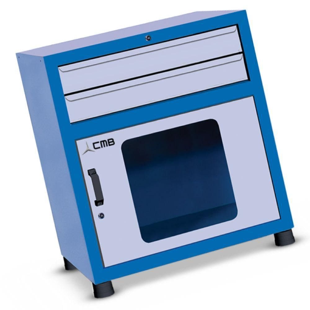 Gaveteiro Modular Grande Com 1 Porta Visor De Acrilico E 2 Gavetas Gav816a Cmb
