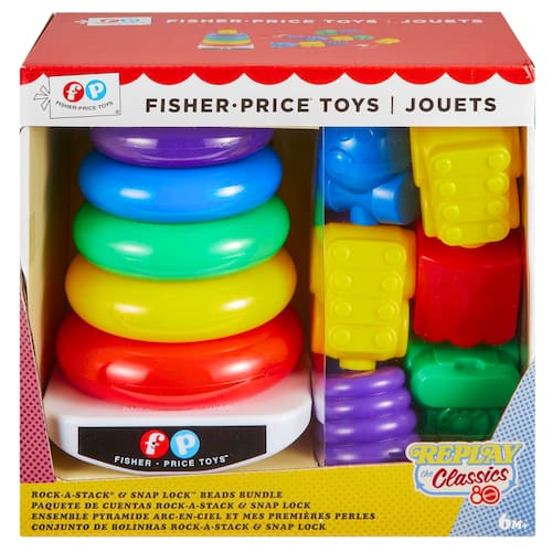 imagem-Brinquedo Infantil Pirâmide de Argolas 80th JGR50FisherPrice