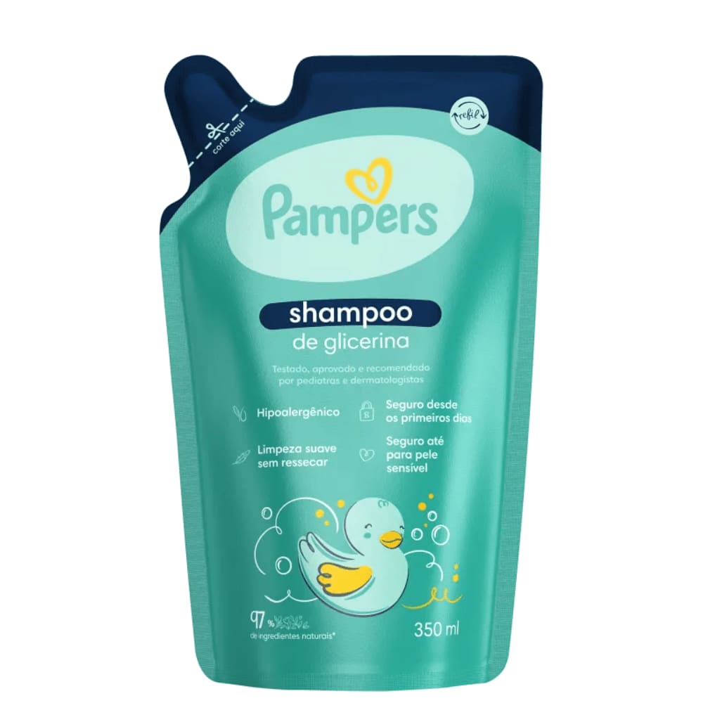 Pampers Shampoo De Glicerina Refil 350Ml