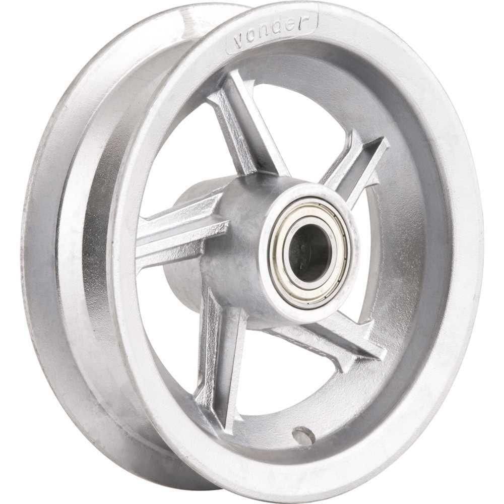 Aro Alumínio 3,50x8 200kg Com Rolamento Esfera Eixo 25mm -