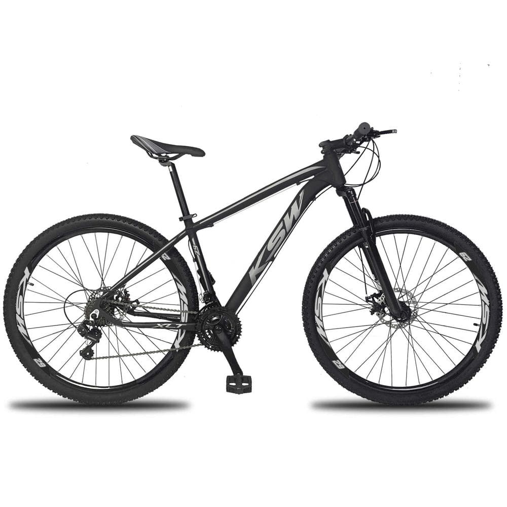 Bicicleta Aro 29 KSW XLT 21V Câmbios Shimano Freio a Disco - Tamanho 19