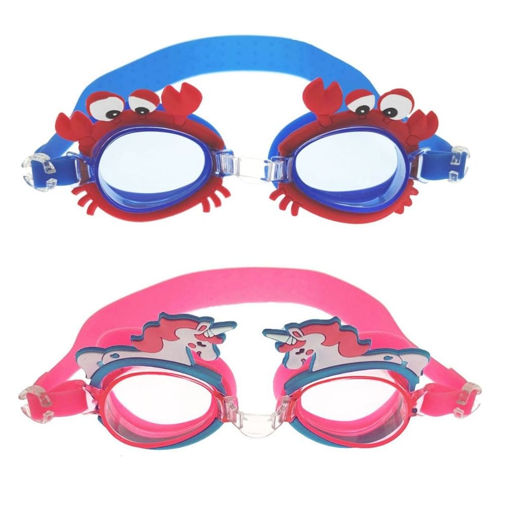 Óculos de Natação com Lente UV Antiembaçante Ajustável com Protetor Auricular Ouvido Buba
