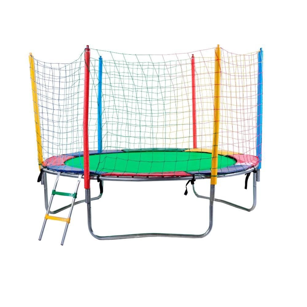 Pula Pula Cama Elástica 2,44m Lona sem Emenda Cores Lisas - PapiBrink.