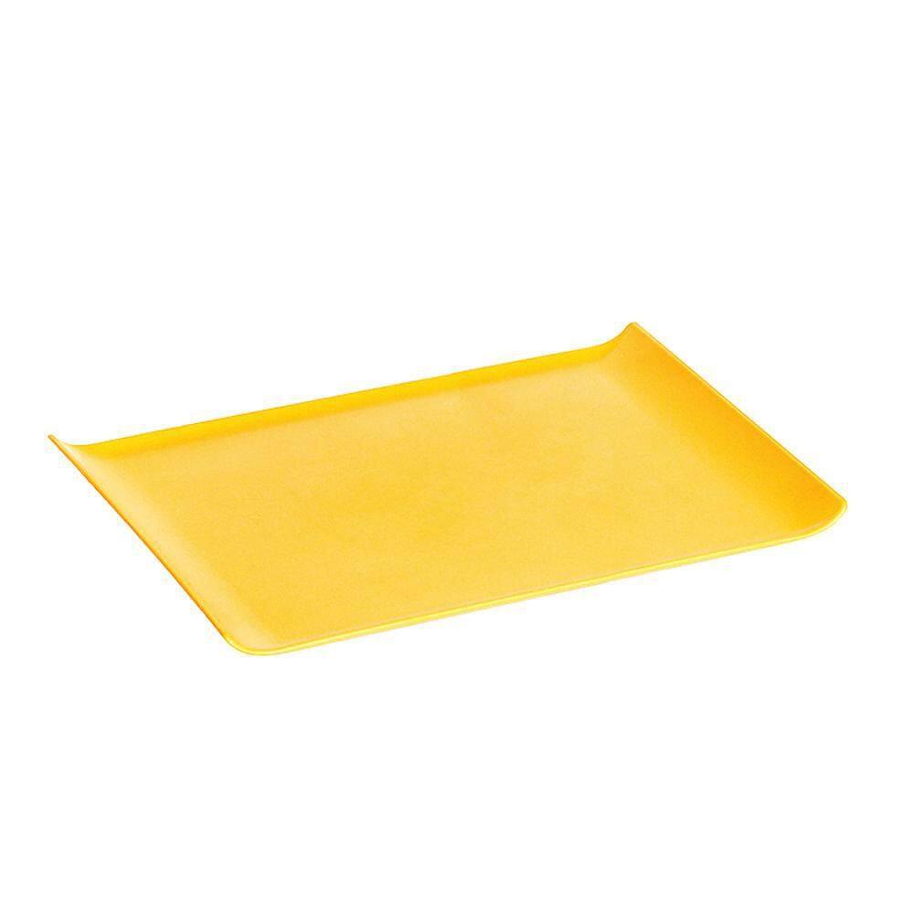 Bandeja Servir Vemplast 30X45 Tropical Polipropileno Amarela
