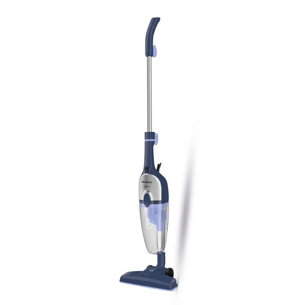 Aspirador de Pó Vertical e Portátil Mondial Turbo Cycle Hepa 1550W Azul/Inox 127V - AP-41-BLI