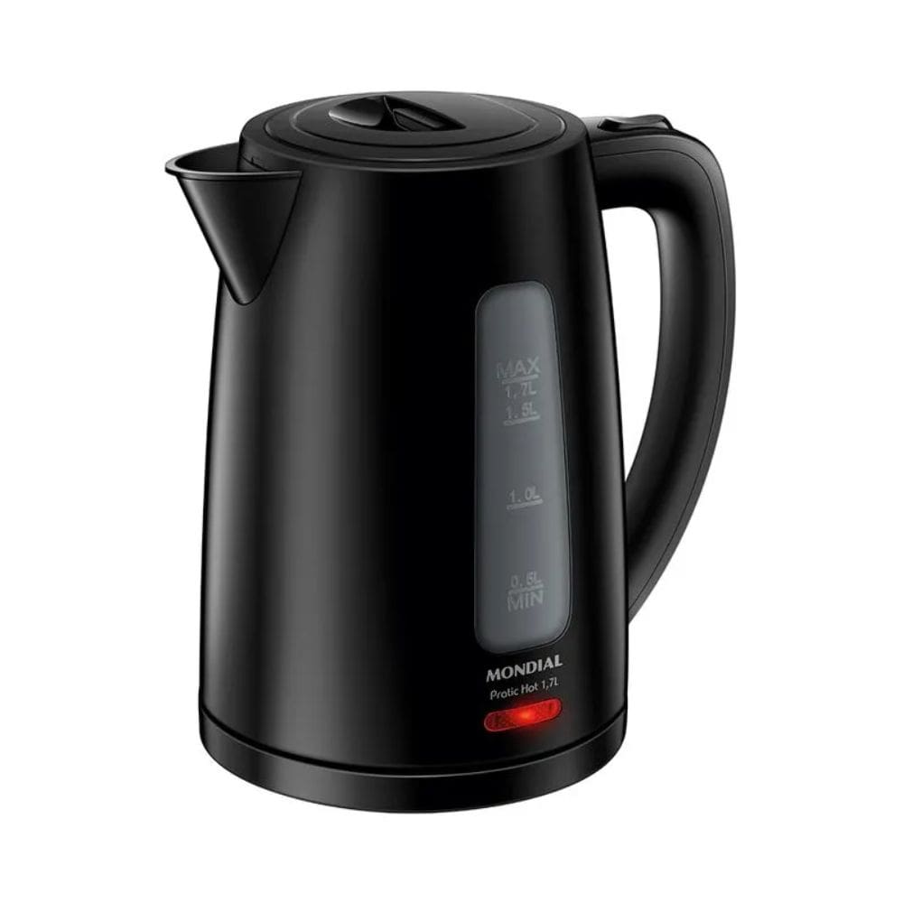 Chaleira Elétrica Mondial Pratic Hot 1,7L CE-17 1850W Preto 127V