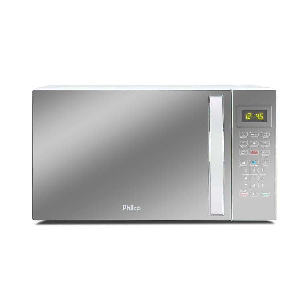 Micro-ondas Philco 28 Litros Limpa Fácil PMO30E 1100W Prata 127v