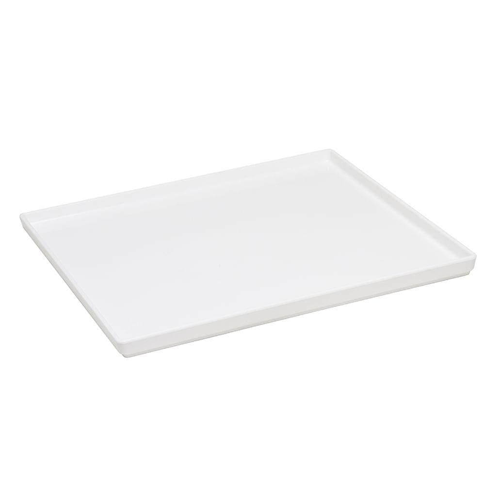 Prato Square Vemplast 27X27 Tropical Polipropileno Branco