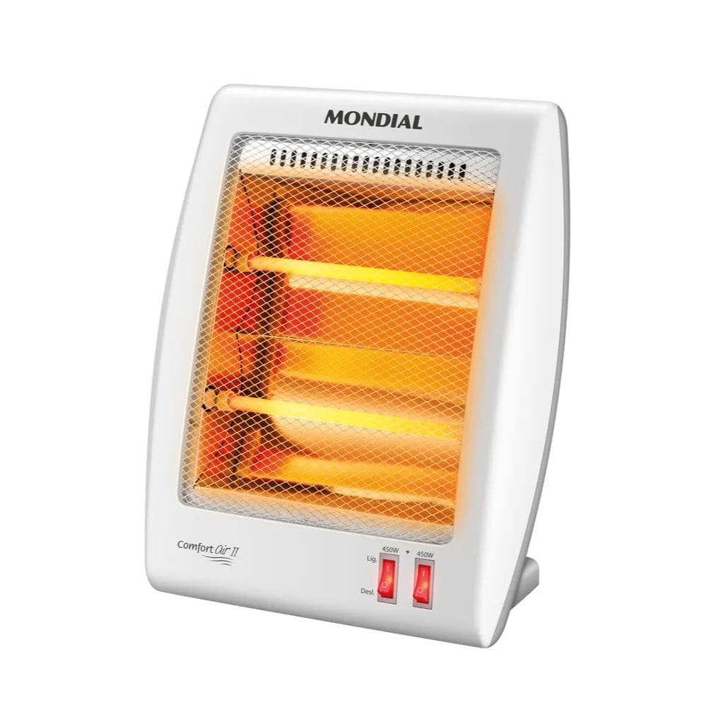 Aquecedor Mondial Quartzo Comfort Air II 2 Níveis de Temperatura Portátil e Compacto 127V - A-15