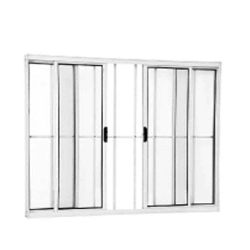 Vitro 4 Folhas Aluminio Branco 1,00x1,20 C/grade