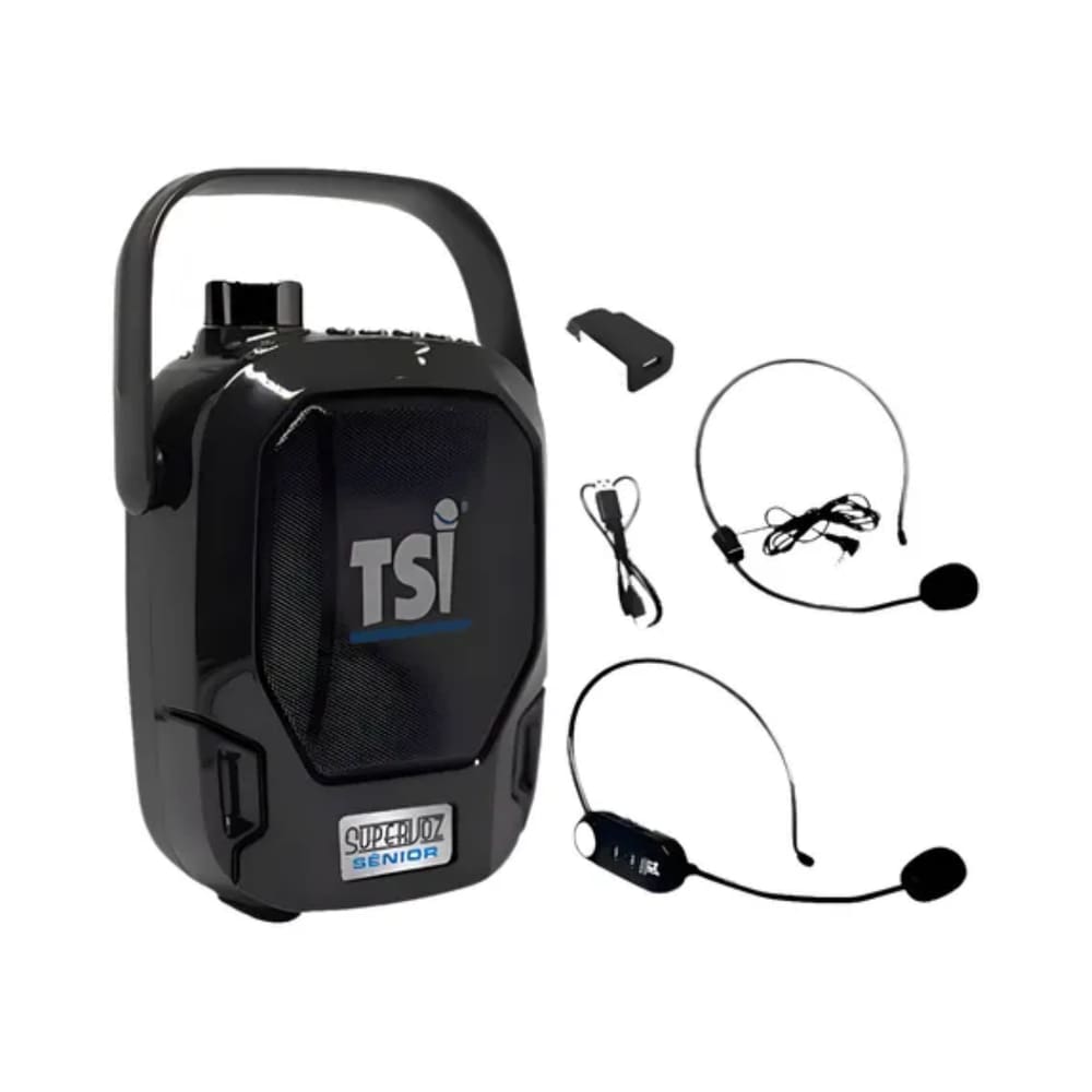 Microfone Tsi-SV-18 Sênior Amplificador Auxiliar P/Uso interno