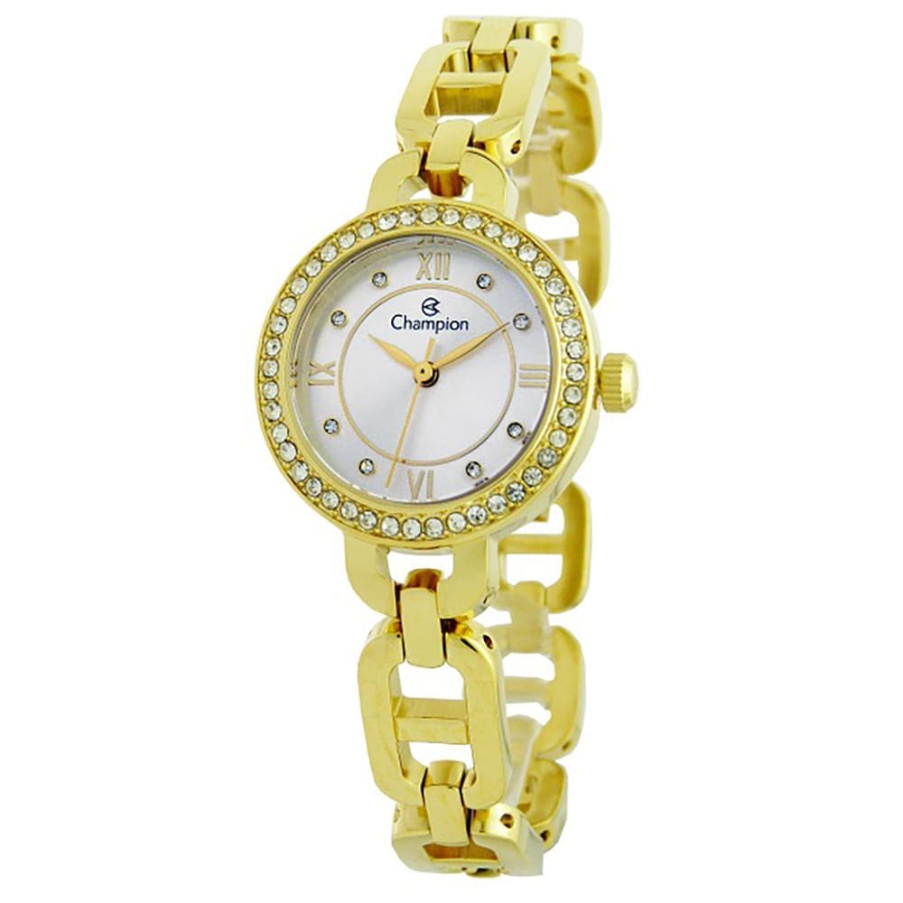 Relógio CHAMPION feminino analógico dourado CF25474H