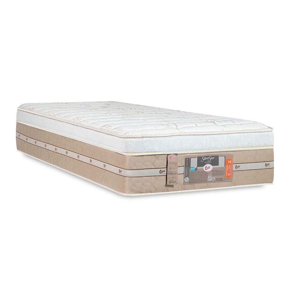 Colchão Solteiro Castor Silver Star Air One Face  88x188x32
