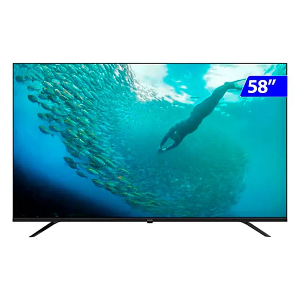 Smart TV Philips LED 584K Comando de Voz 58PUG7019/78