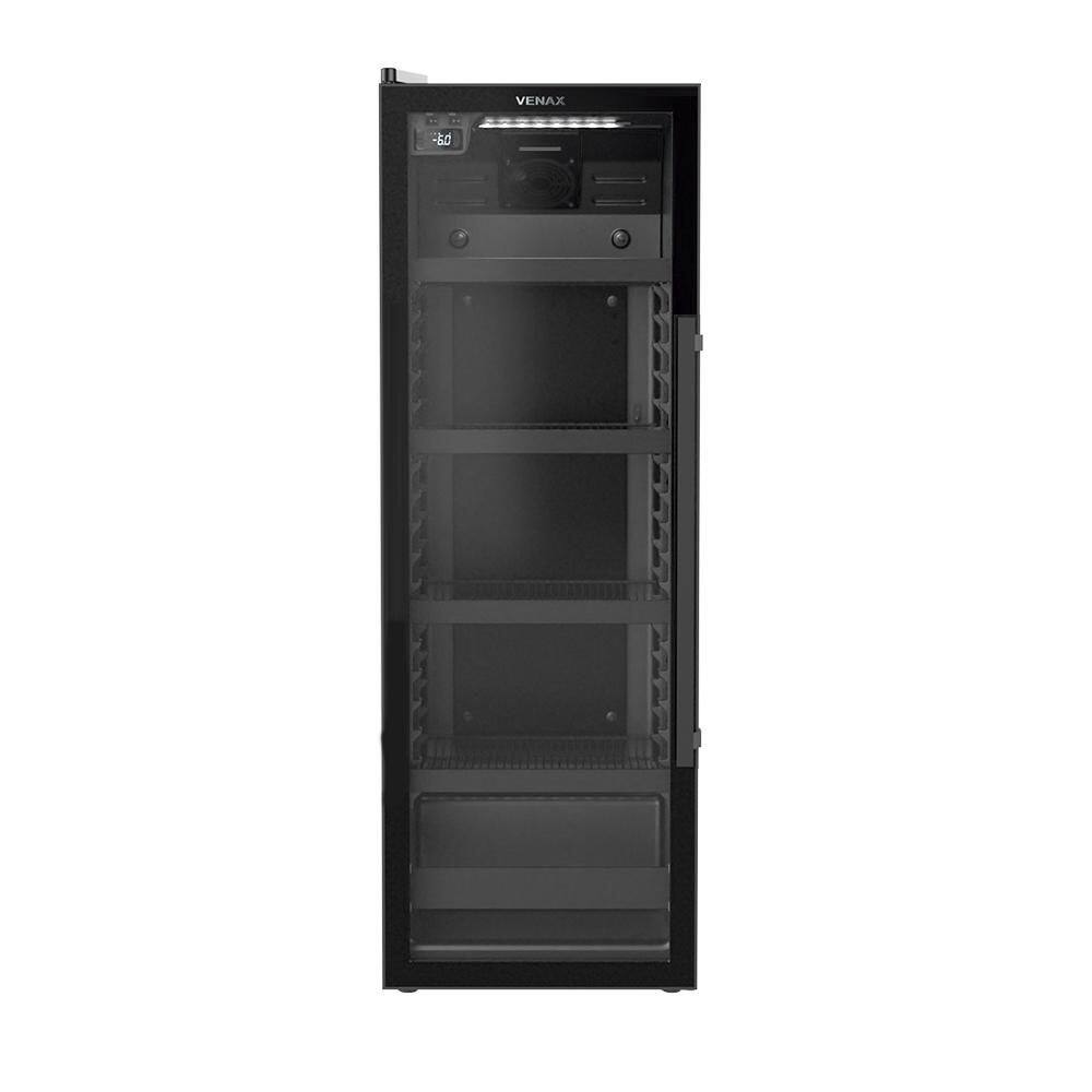 Geladeira/refrigerador 209 Litros 1 Porta Preto Top Light-in Invertida - Venax - 110v