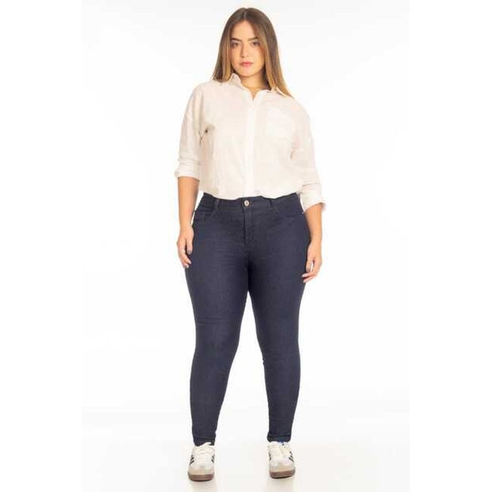 Calça Jeans Skinny Midi Plus Size Biotipo Jeans - 30754