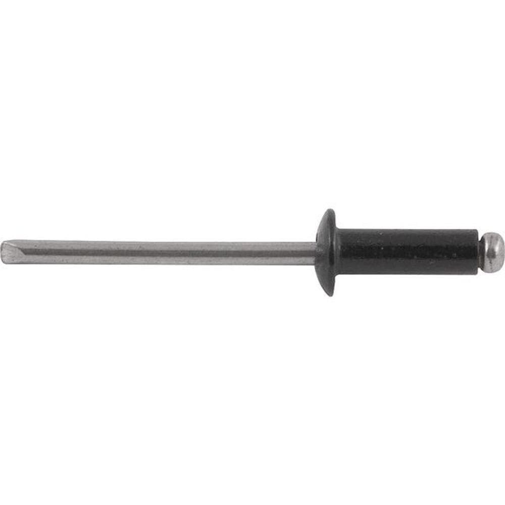Rebite Alumínio Preto 3,2x19mm 319 Com 1000 Peças Vonder