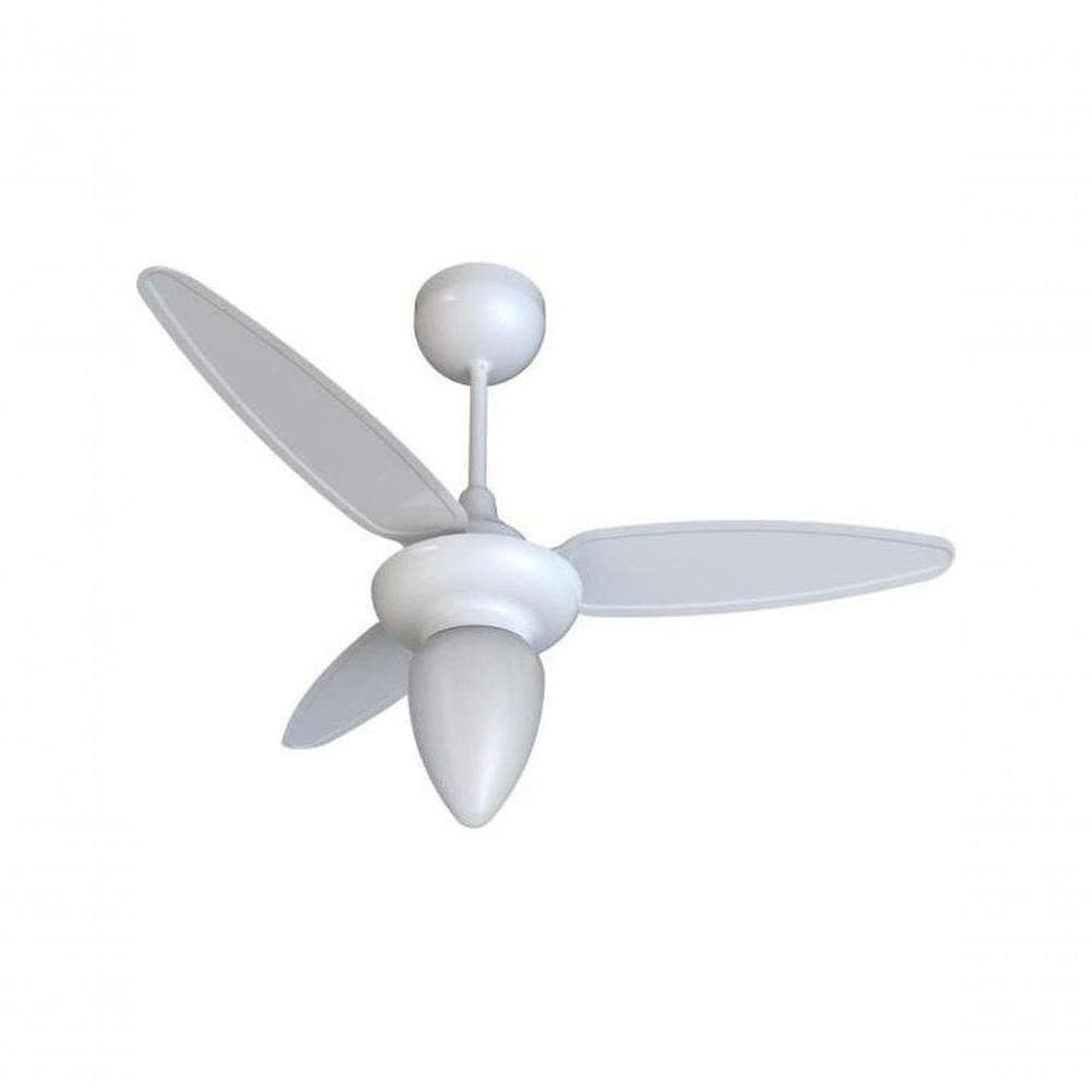Ventilador De Teto Ventisol Wind 3 Pás Branco Bivolt