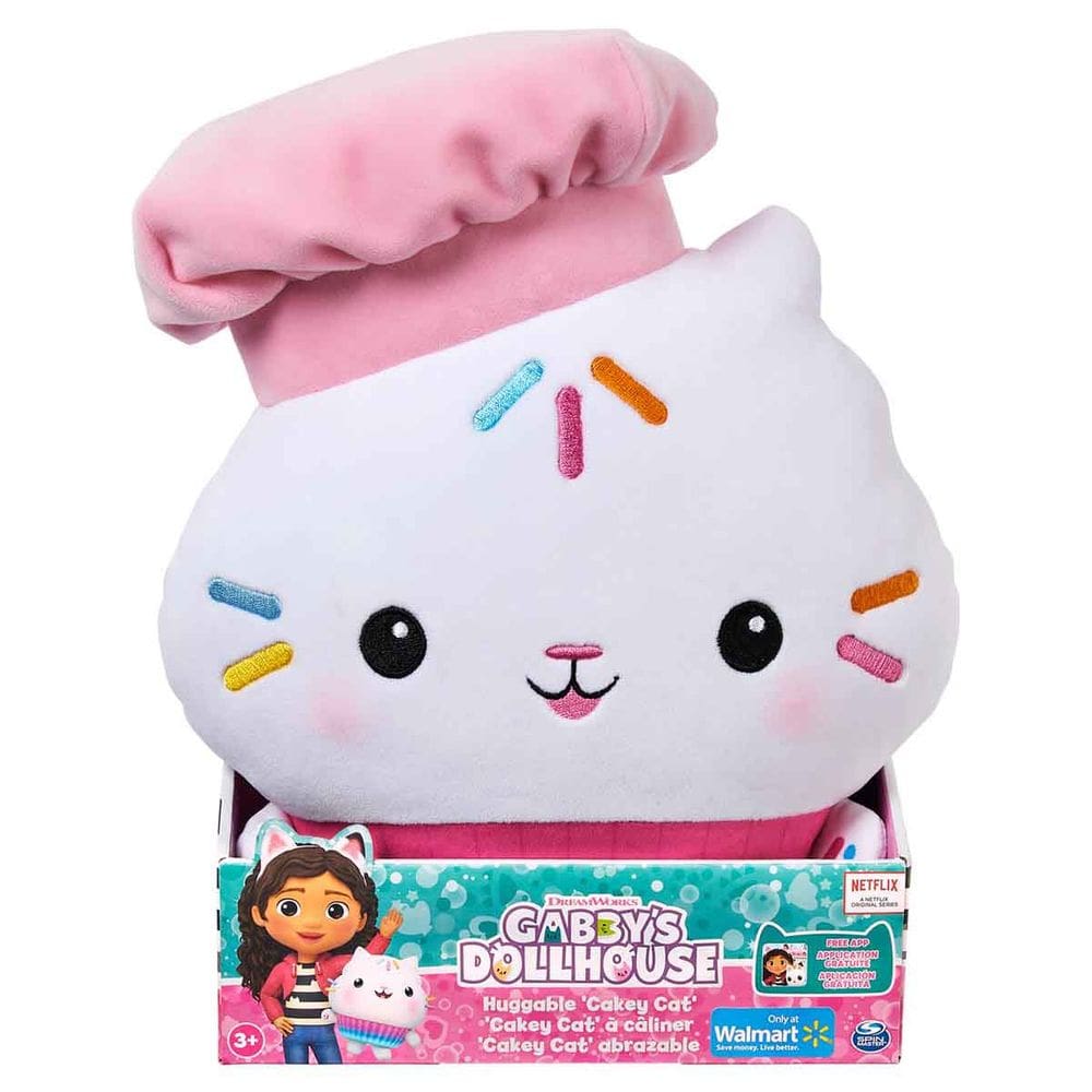 Pelúcia Cakey Cat De 30Cm - Gabby`S Dollhouse
