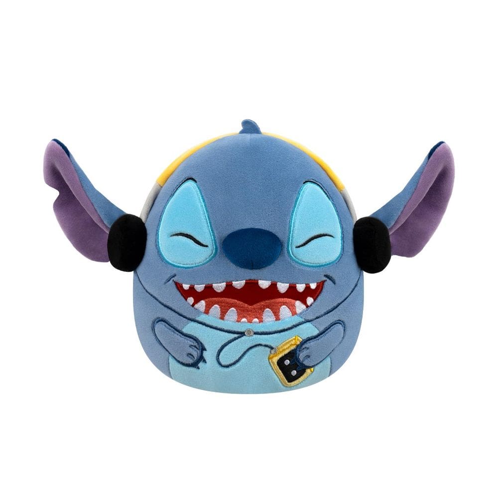 Pelúcia Stitch com Fone de 25cm - Squishmallows