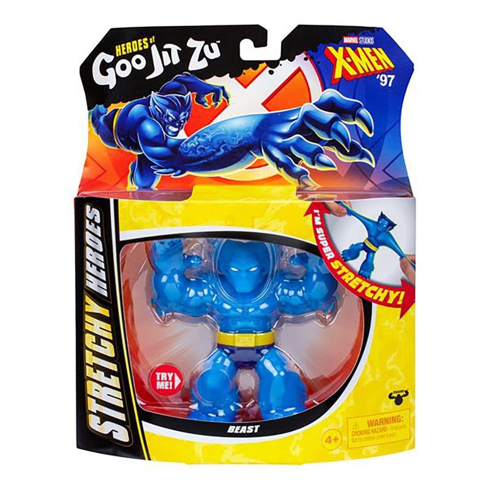 Boneco Elástico Fera de 11cm - Goo Jit Zu X-Men `97