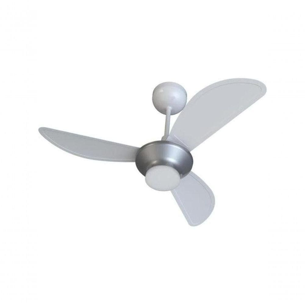 Ventilador De Teto Ventisol Mistral 3 Pás Branco/cinza Bivolt