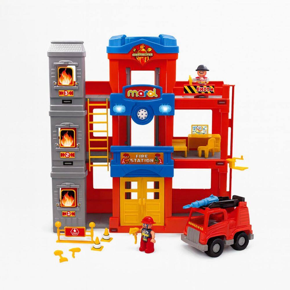 Brinquedo Estação de Bombeiro Fire Station Criança Bebe