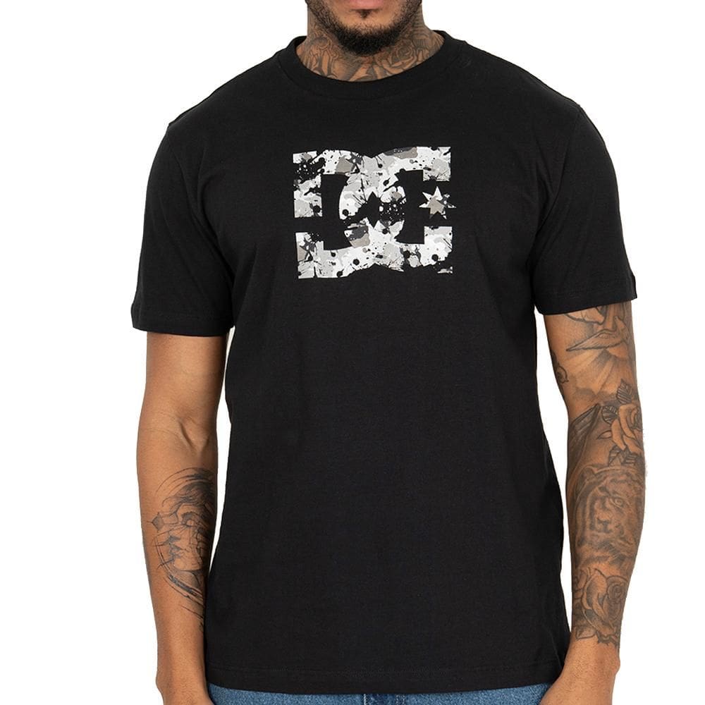 Camiseta DC Shoes DC Star Filled 3 SM26 Masculina Preto