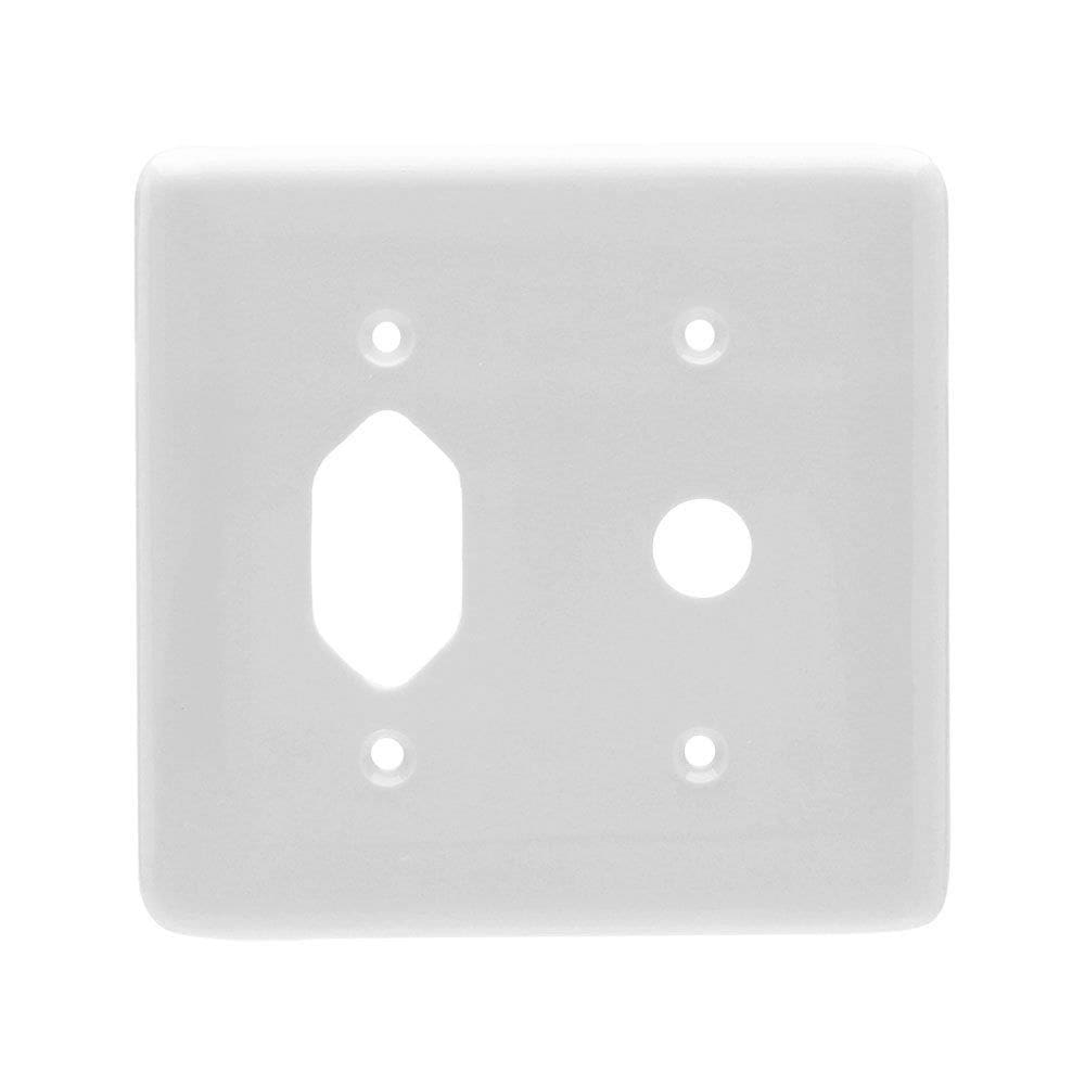 Placa Ilumi Stylus para Saída de Fio + Tomada Fixa 4x4