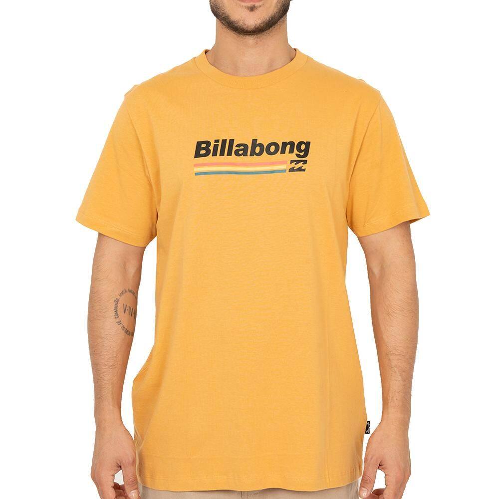 Camiseta Billabong Walled Unit II SM26 Masculina Mostarda