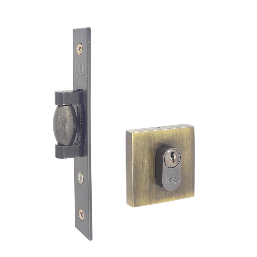 Fech. HAGA - Trava Rolete Porta de Bater - Externa - 27807