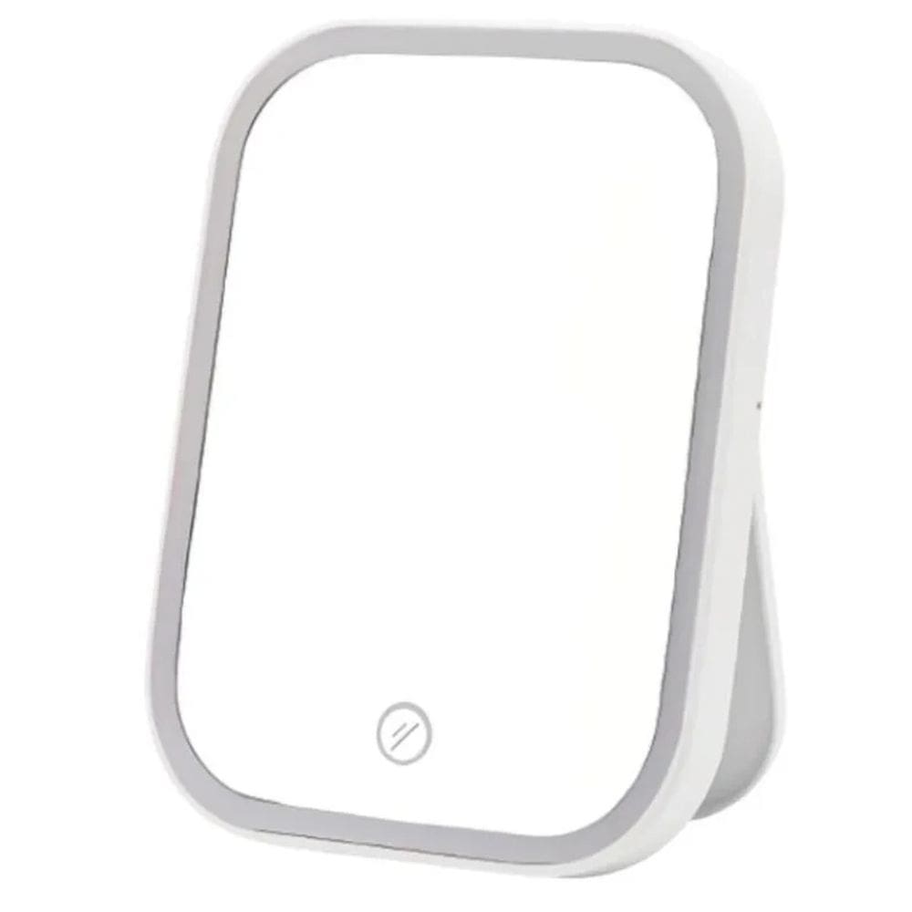 Espelho De Maquiagem Com Led Touch Recarregável