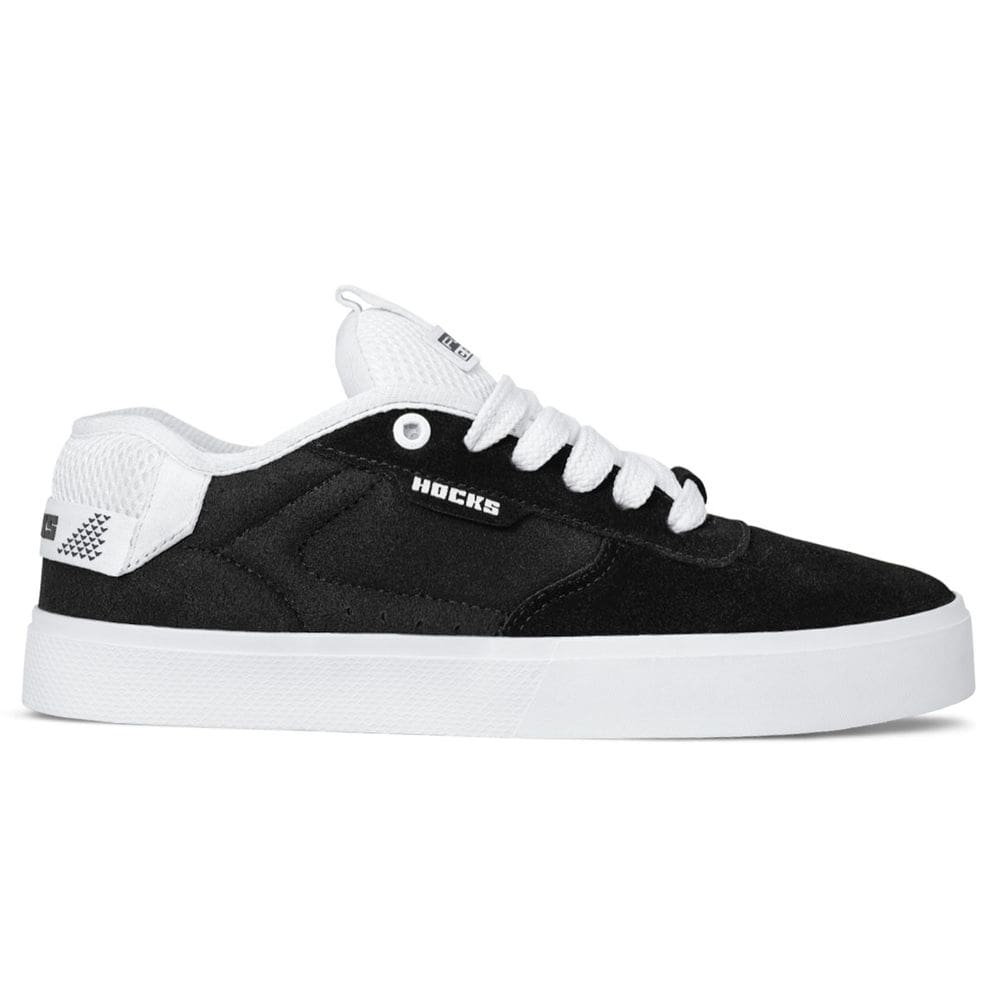 Tênis Hocks Flat Core Petipoa Plus Unissex | Preto Branco