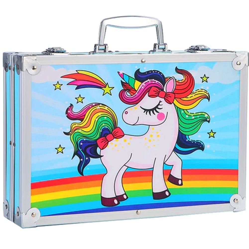 Kit Pintura Kit de Desenho para Arte Infantil Com Estojo Unicórnio 145 Peças - Toys Import J24113255