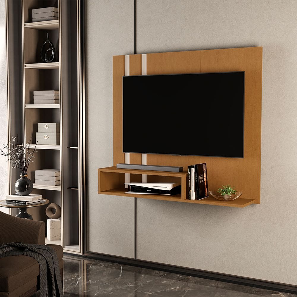 Painel Suspenso Pompéia para Tv 32 Polegadas Nature/off-white