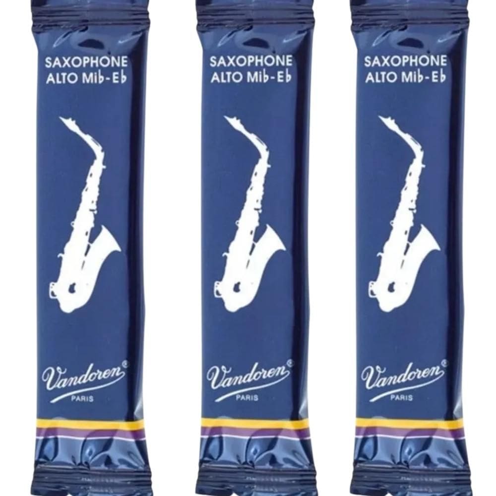 3 Palhetas VANDOREN para Sax Alto 1,5
